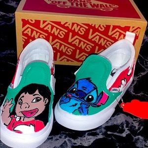 Custom Lilo and Stitch shoes